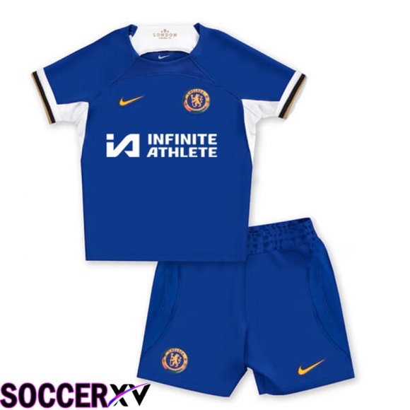 FC Chelsea Kids Soccer Jersey Sponsor Home 2023/2024