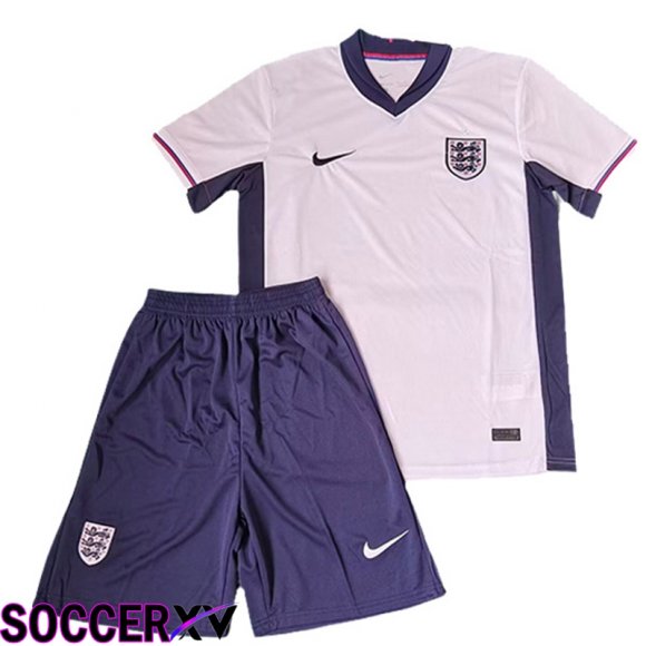 England Kids Soccer Jersey Home 2024/2025