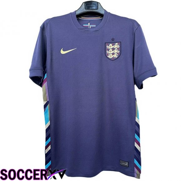 England Soccer Jersey Away Purple Version Fuite UEFA Euro 2024