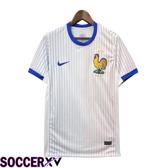 France Soccer Jersey Away UEFA Euro 2024