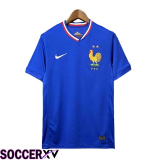 France Soccer Jersey Home UEFA Euro 2024