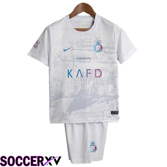 Al-Nassr Kids Soccer Jersey Away 2023/2024