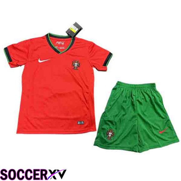 Portugal Kids Soccer Jersey Home 2024/2025