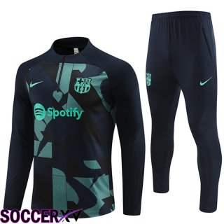 FC Barcelona Training Tracksuit Suit Black/Green 2024/2025