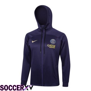 Paris PSG Training Jacket Windbreaker Purple 2024/2025