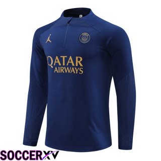 JORDAN Paris PSG Training Sweatshirt Blue Royal 2024/2025