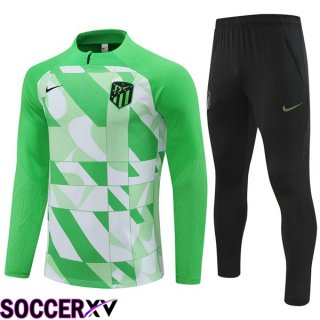 Atletico Madrid Training Tracksuit Suit Green 2024/2025