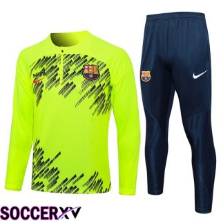 FC Barcelona Training Tracksuit Suit Green 2024/2025