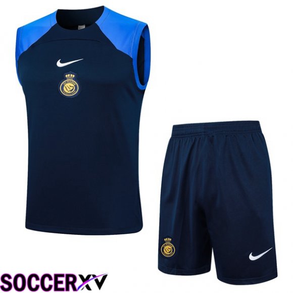 Al-Nassr FC Soccer vest + Shorts Blue Royal 2024/2025