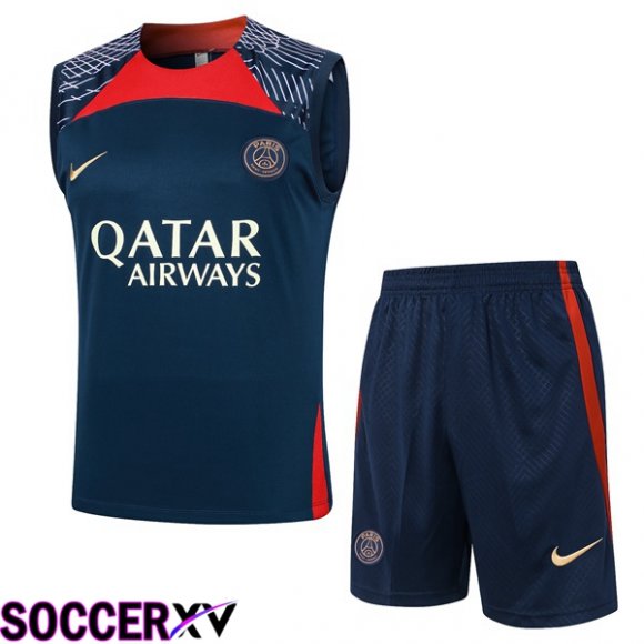 Paris PSG Soccer vest + Shorts Blue Royal 2024/2025