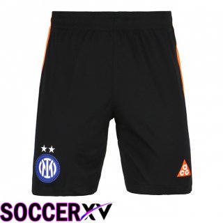 Inter Milan Fourth Soccer Shorts Black 2025/2026