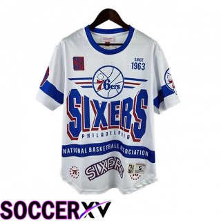 NBA Philadelphia 76ers Jersey Special Edition Retro White Blue 2025/2026