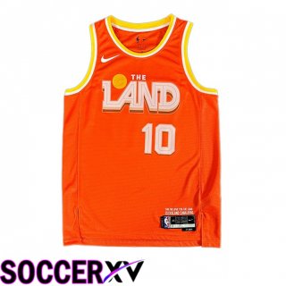 NBA Cleveland Cavaliers (Darius Garland 10)Jersey Orange 2025/2026