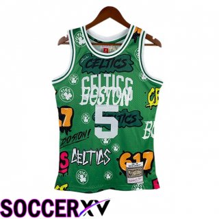 NBA Boston Celtics (Kevin Garnett 5)Jersey Retro Green 2007-2008