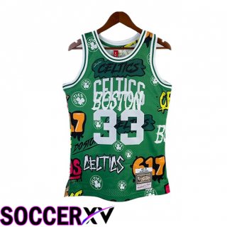 NBA Boston Celtics (Larry Bird 33)Jersey Retro Green 1985-1986
