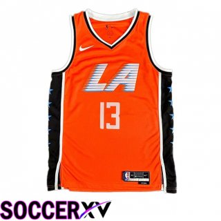 NBA Los Angeles Clippers (Paul George 13)Jersey Orange 2025/2026