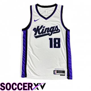 NBA Sacramento Kings (Russell Westbrook 18)Jersey White 2023/2024