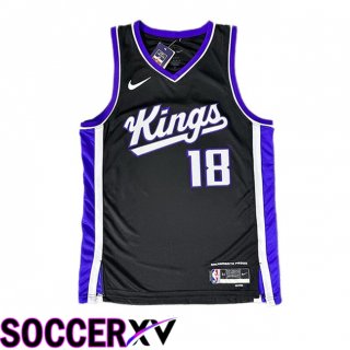 NBA Sacramento Kings (Russell Westbrook 18)Jersey Black 2023/2024