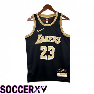 NBA Los Angeles Lakers (LeBron James 23)Jersey Black 2023/2024