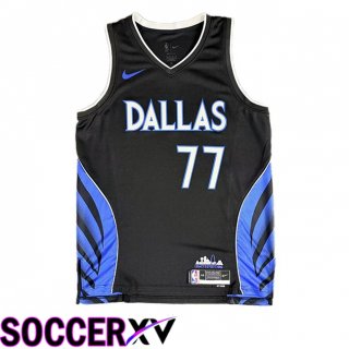 NBA Dallas Mavericks (Luka Dončić 77)Jersey Black 2025/2026