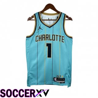 NBA Charlotte Hornets (LaMelo Ball 1)Jersey Blue 2024/2025