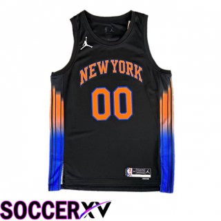 NBA New York Knicks (Jordan Clarkson 00)Jersey Black 2025/2026