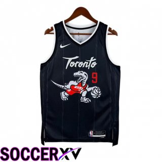 NBA Toronto Raptors (RJ Barrett 9)Jersey Black 2025/2026