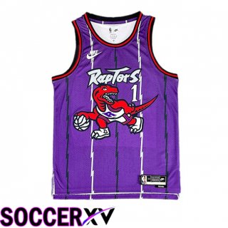 NBA Toronto Raptors (Tracy McGrady 1)Jersey Retro Purple 1998-1999
