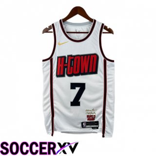 NBA Houston Rockets (Kevin Durant 7)Jersey White 2024/2025