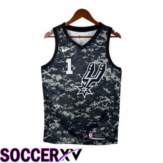 NBA San Antonio Spurs (Victor Wembanyama 1)Jersey Special Edition Black 2025/2026