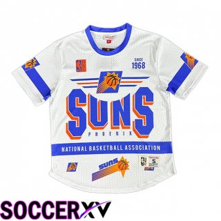 NBA Phoenix Suns Jersey Special Edition Retro White Blue