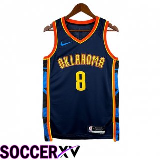 NBA Oklahoma City Thunder (Jalen Williams 8)Jersey Black 2024/2025