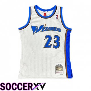 NBA Washington Wizards (Michael Jordan 23)Jersey Retro White 2001-2002