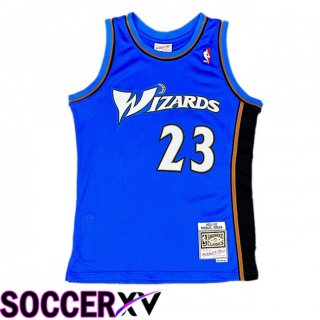 NBA Washington Wizards (Michael Jordan 23)Jersey Retro Blue 2001-2002