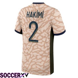 Paris PSG (Hakimi 2) Soccer Jersey Fourth Pink 2023/2024