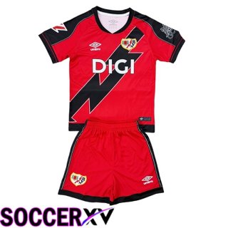 Rayo Vallecano Kids Away Soccer Jersey 2025/2026
