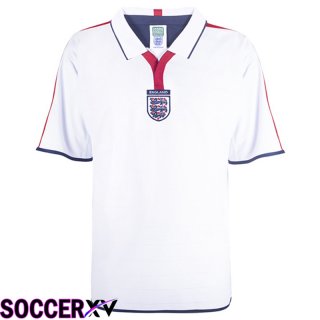 England Retro Soccer Jersey Home 2004