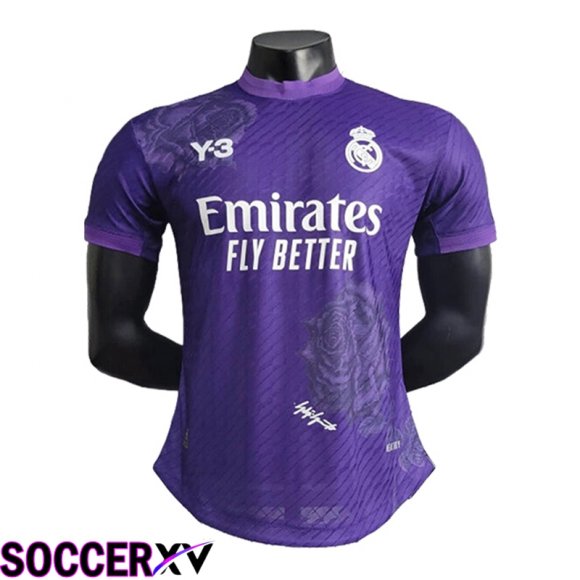 Real Madrid Soccer Jersey Y3 Purple Special Edition 2024/2025