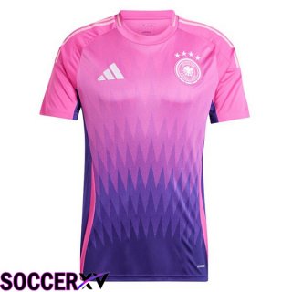 Germany Away Soccer Jersey Pink Purple UEFA Euro 2024