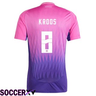 Germany (KROOS 8) Away Soccer Jersey Pink Purple UEFA Euro 2024