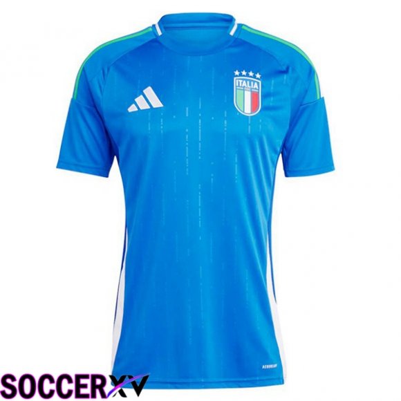 Italy Home Soccer Jersey Blue 2024/2025