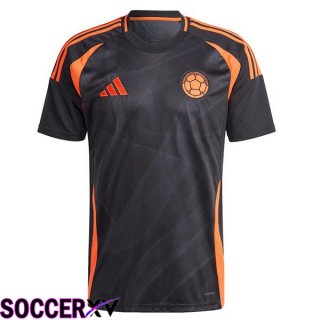 Colombia Away Soccer Jersey Black 2024/2025