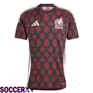 Mexico Home Soccer Jersey Red 2024/2025