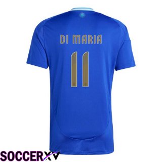 Argentina (DI MARIA 11) Away Soccer Jersey Blue 2024/2025