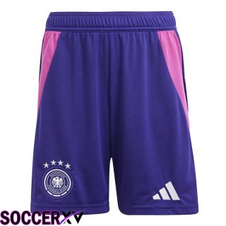 Germany Away Soccer Shorts Purple 2024/2025