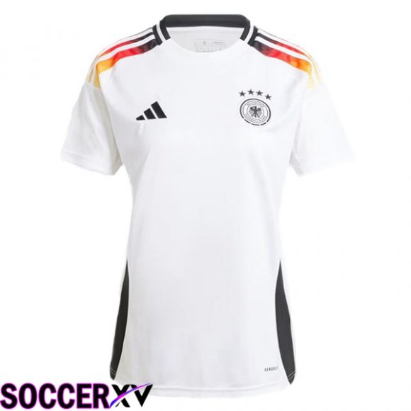 Germany Womens Home Soccer Jersey White 2024/2025