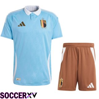 Belgium Kids Away Soccer Jersey 2024/2025