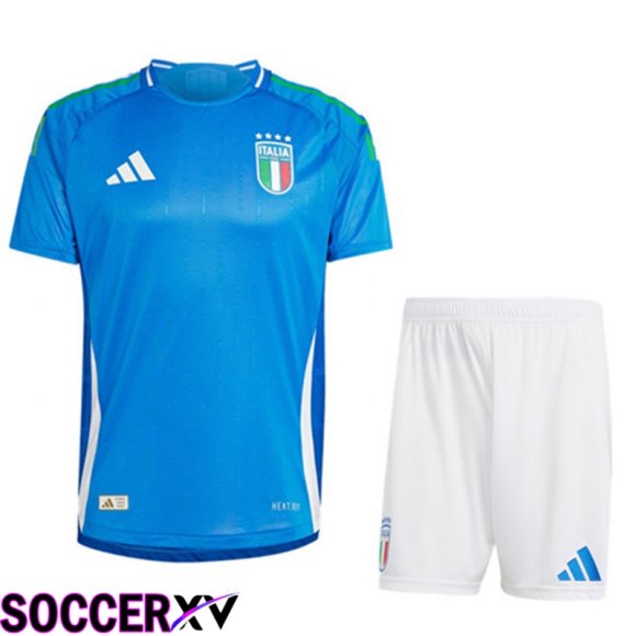 New Italy Kids Home Soccer Jersey 2024/2025