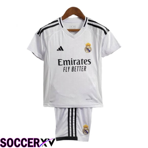 Real Madrid Kids Home Soccer Jersey 2024/2025