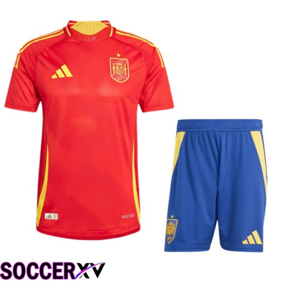 Spain Kids Home Soccer Jersey 2024/2025